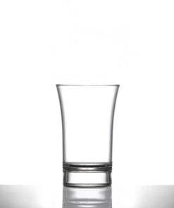 100 x Econ Reusable Plastic Shot Glass, 35ml