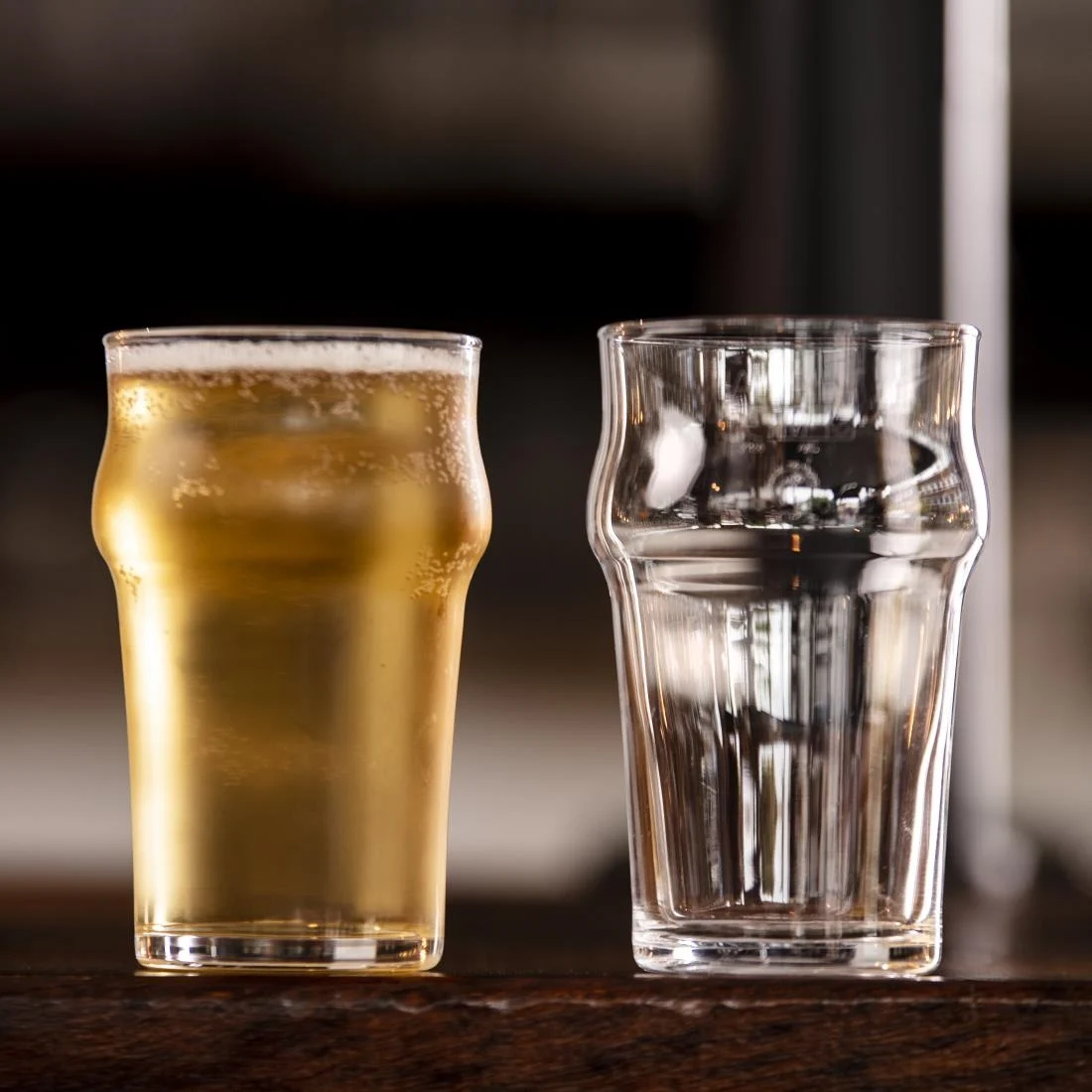 24 x Arcoroc Nonic Glasses Half Pint 10oz - Image 2