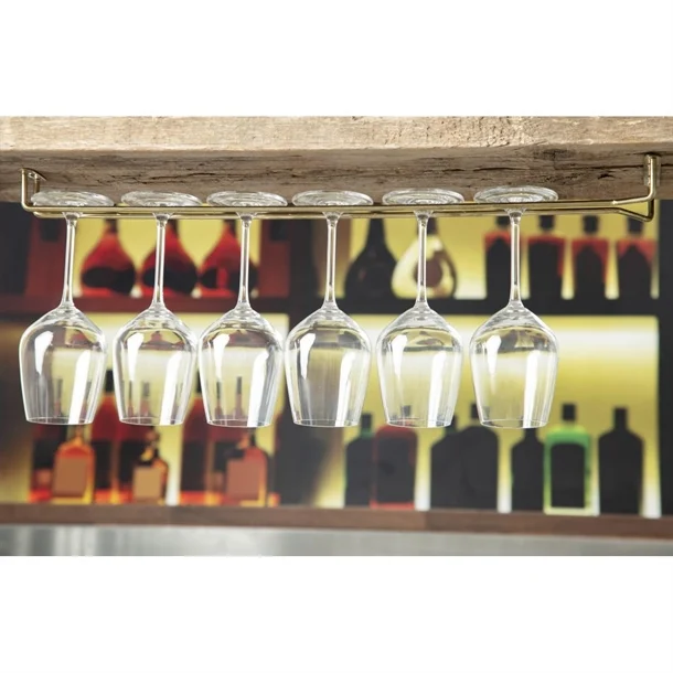 Brass Wine Glass Rack 24"/609mm - Image 3