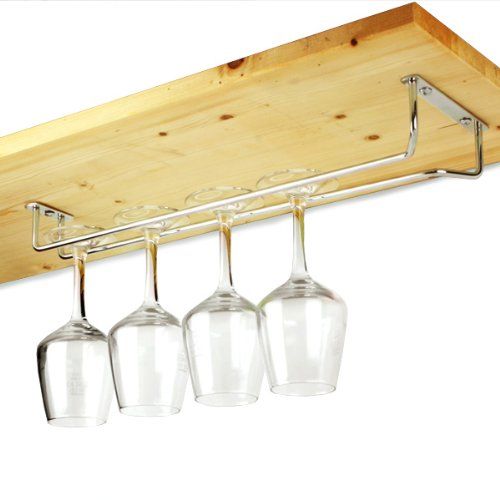 Chrome Wine Glass Rack 16"/410mm - Image 3