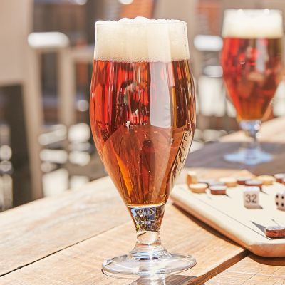 6 x Arcoroc Cervoise Stemmed Beer Glasses 38cl - Image 4