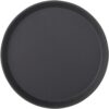 Black Non Slip Tray Round 16" (40.5cm)