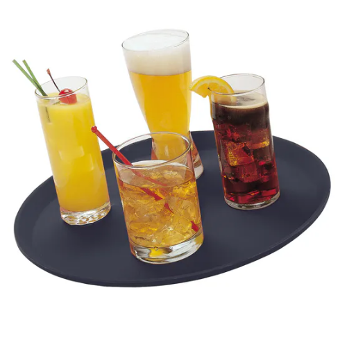 Black Non Slip Tray Round 16" (40.5cm) - Image 2