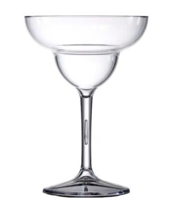 12 x Elite Premium Polycarbonate Reusable Margarita Glass 12oz