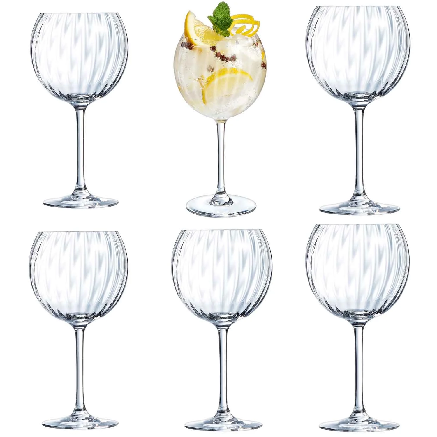 6 x Chef & Sommelier Symetrie Balloon Gin Glass 58cl - Image 3