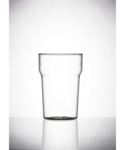 100 x Elite Plastic Nonic Reusable Half Pint Glasses (1000 wash cycles)