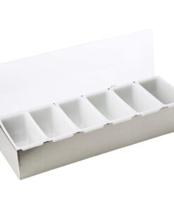Condiment Holder - 6 Inserts 17.5" (44.5cm)