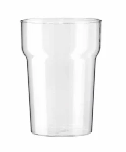 100 x Elite Polycarbonate Nonic Pint Glass 20oz  (1000 Wash Cycles)