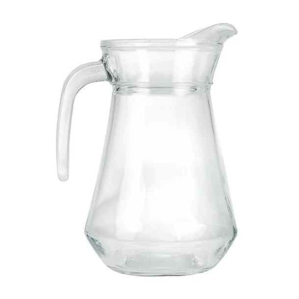 6 x Arcoroc Glass Jugs 1Ltr - Image 2