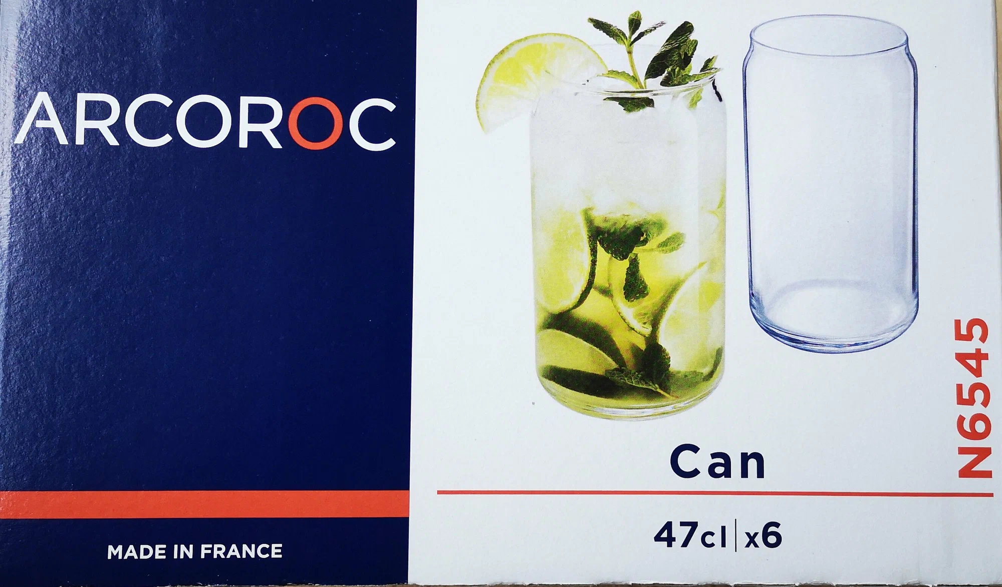 6 x Arcoroc Can Glass 47cl - Image 6